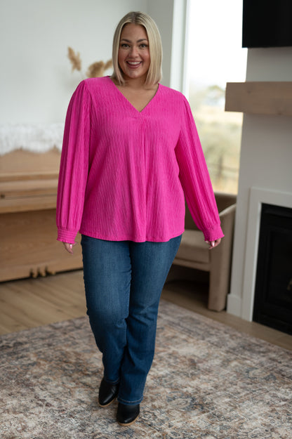 Poppin in Pink Blouse