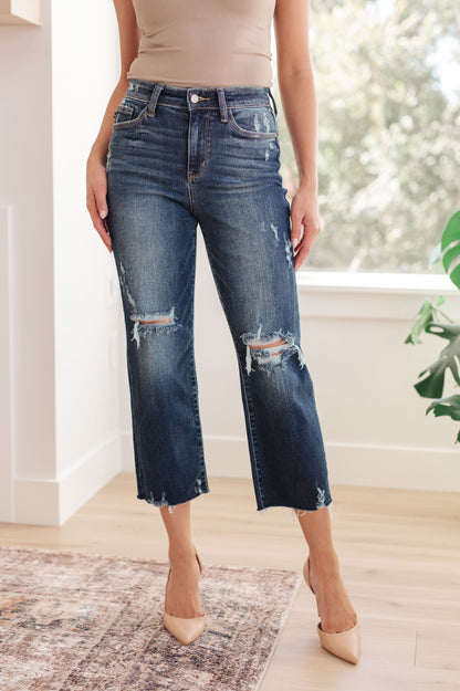 Whitney Wide Leg Crop Jeans