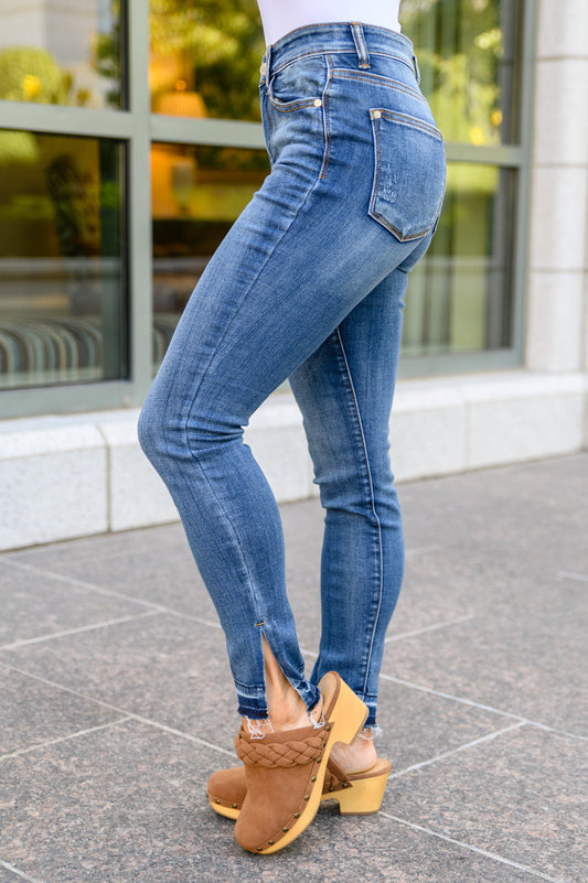 Winona Side Slit Skinnies