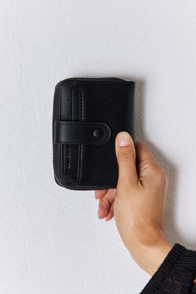 Faux Leather Mini Wallet