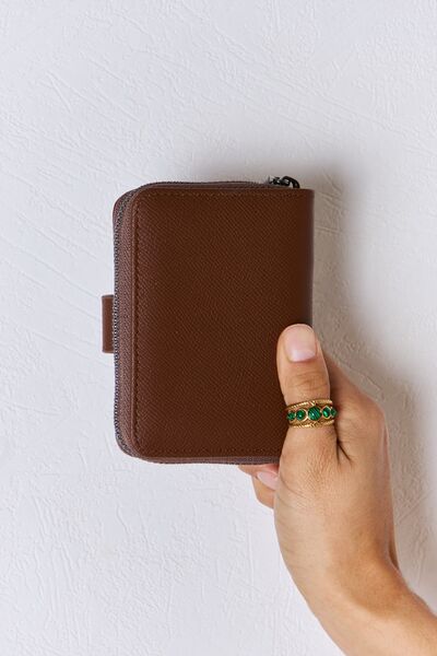 Faux Leather Mini Wallet