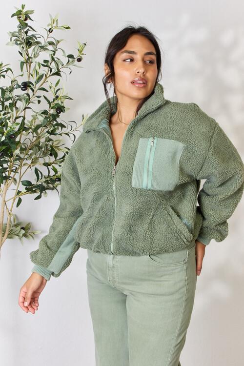 Sage Sherpa Jacket