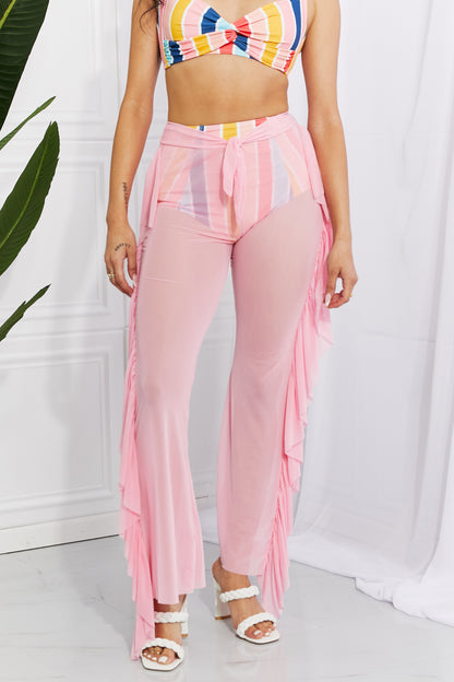 Ruffle Cover-Up Pants