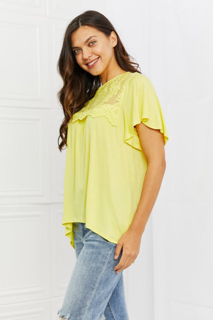 Luella Top in Yellow