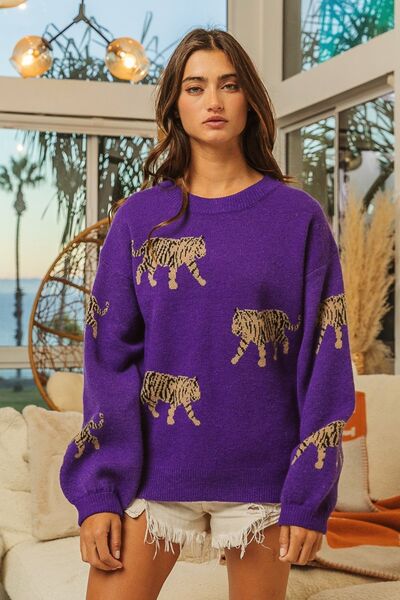Tiger Pullover Sweater
