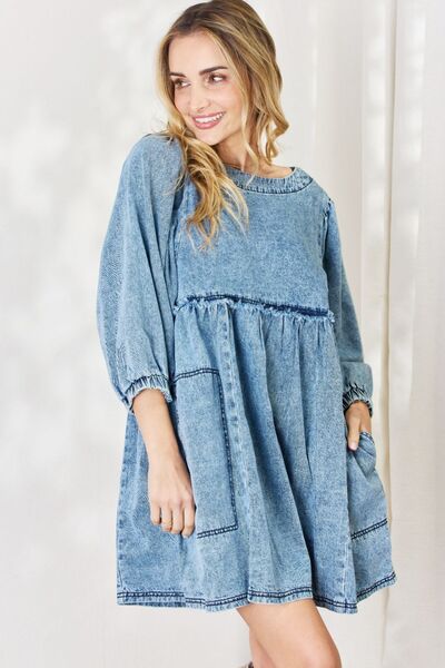 Babydoll Denim Dress