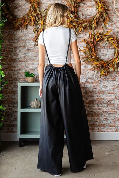 Suspender Jumpsuit in Black