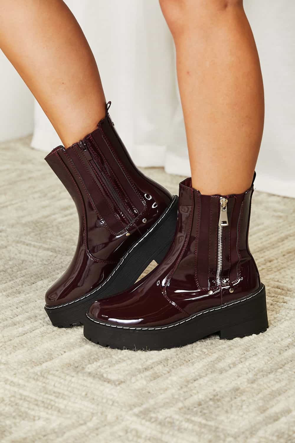 Wine Platform Boots