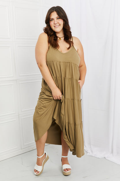 Phoenix Dress in Khaki