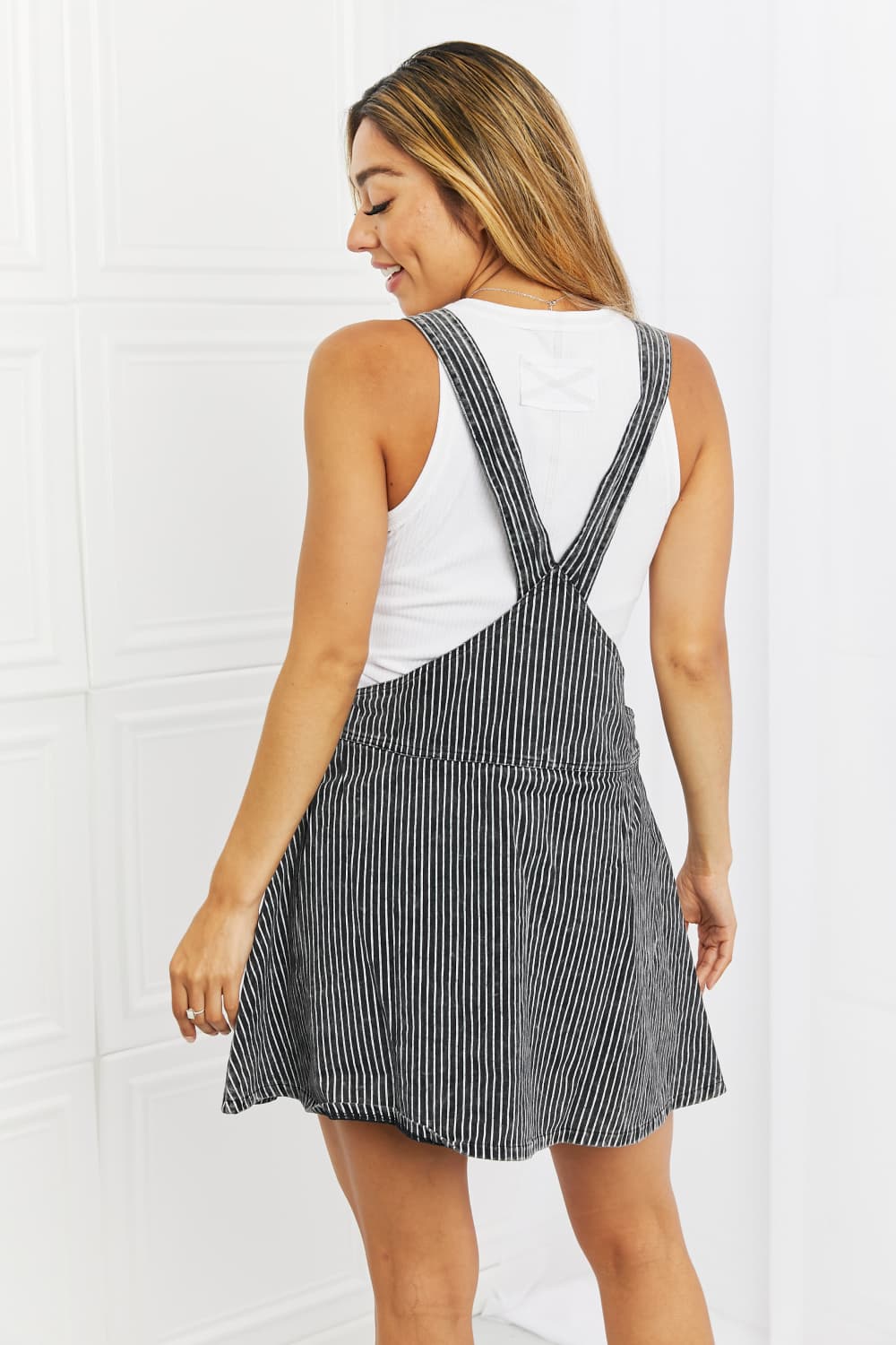 Overall Dress in Black
