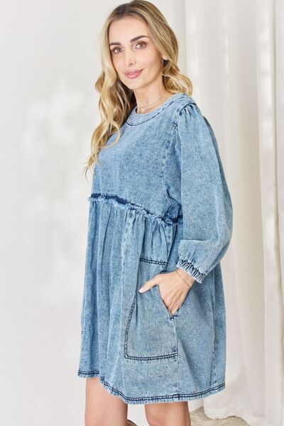 Babydoll Denim Dress