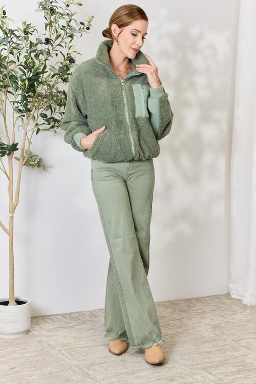 Sage Sherpa Jacket