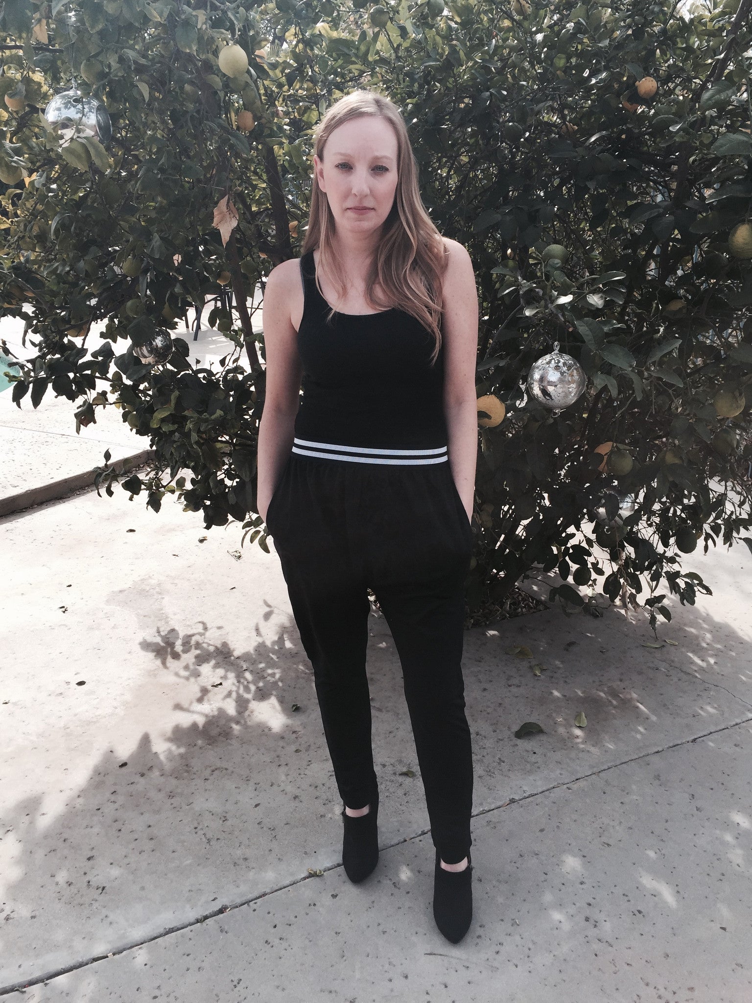 Danielle Drop-Crotch Pants - Amber Moon 