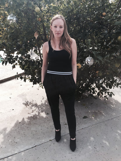Danielle Drop-Crotch Pants - Amber Moon 