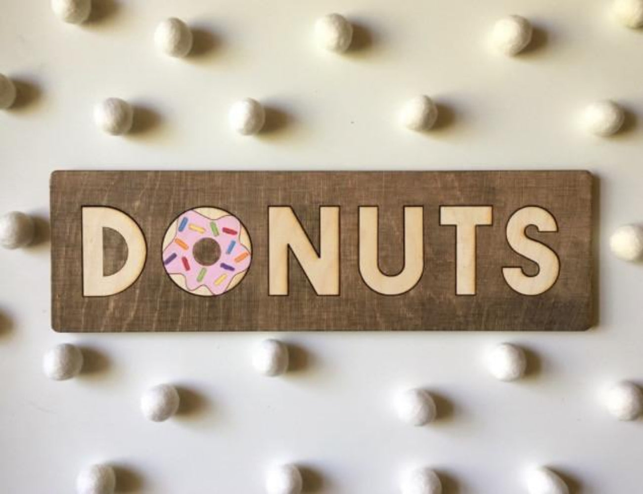 "Donuts" Coffee Table Puzzle | This & That Etc. - Amber Moon 