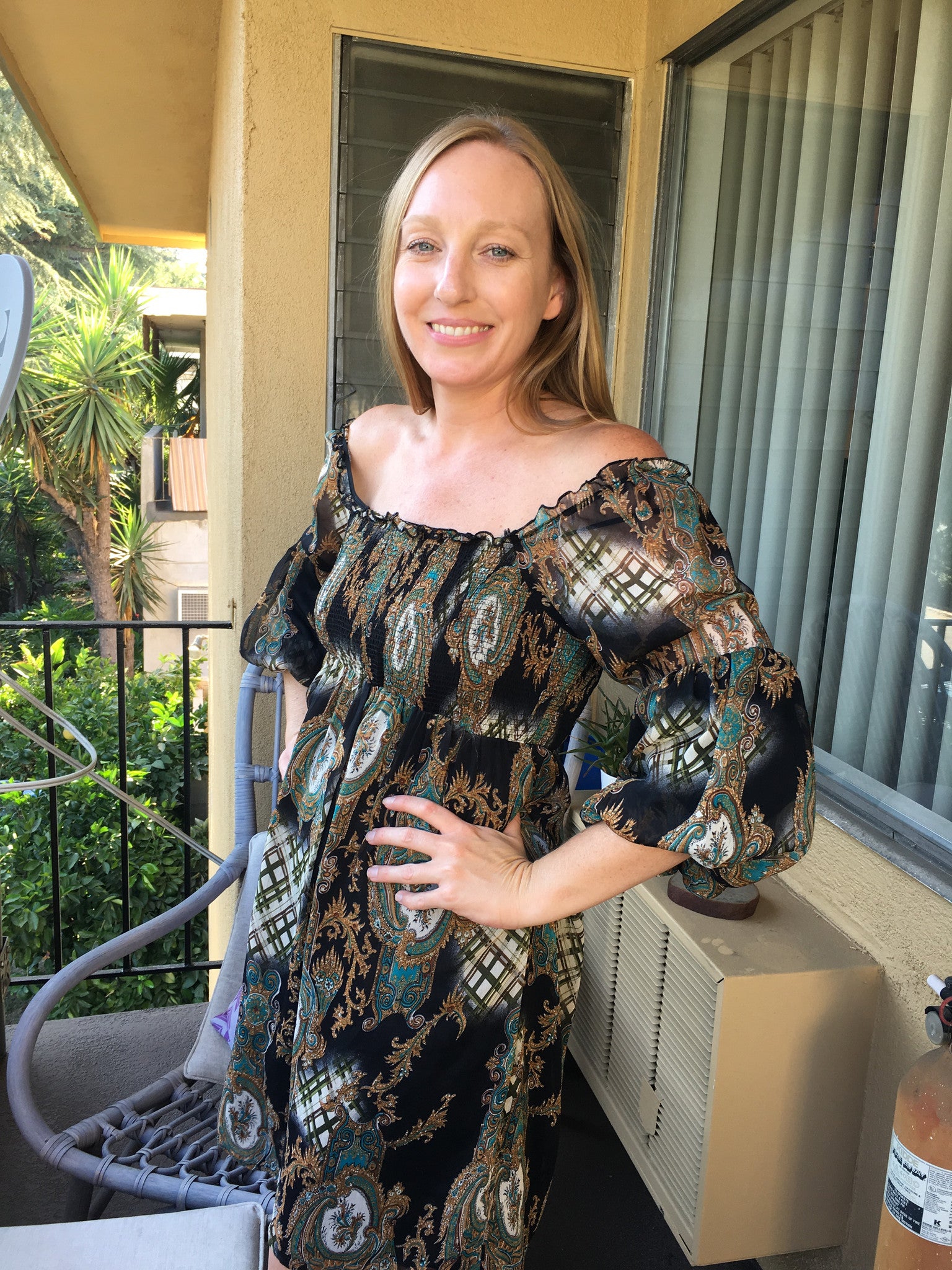Tara Peasant Dress - Amber Moon 
