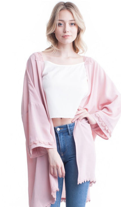 Blush Kimono