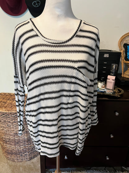 Amber Moon Revival Striped Sweater